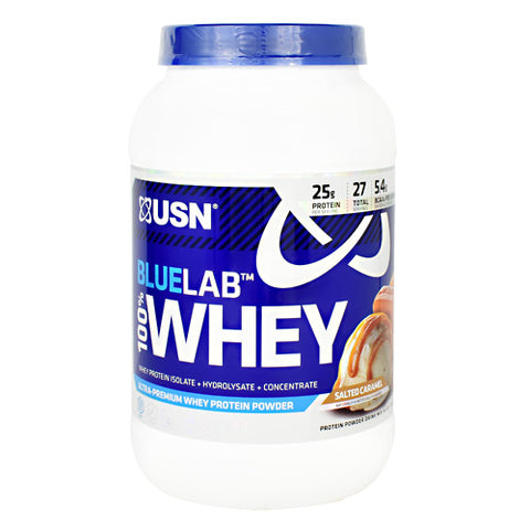 Blue Lab 100% Whey, Salted Caramel, 2 lbs. (907.2 g)