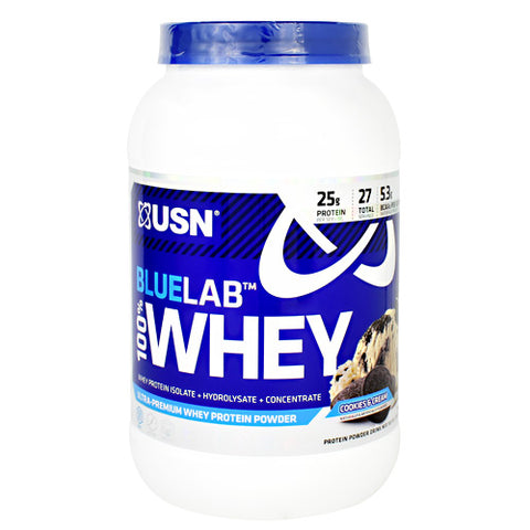 Blue Lab 100% Whey, Cookies & Cream, 2 lbs. (907.2 g)