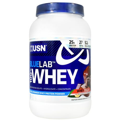 Blue Lab 100% Whey, Wheytella, 2 LBS