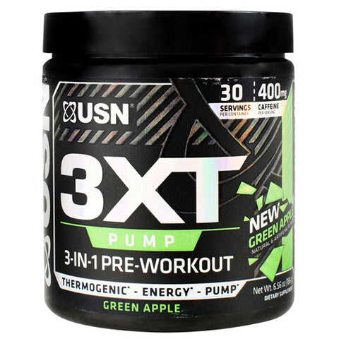 3xt Pump, Green Apple, 30 Servings