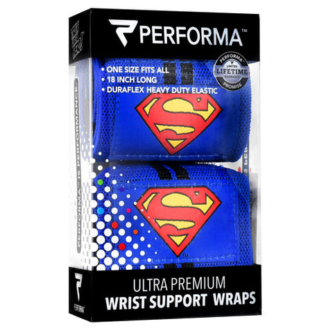 Wrist Support Wraps. Superman, 1 Pair