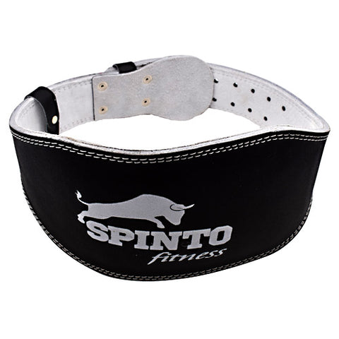 Padded Leather Lifting Belt, Black, SM