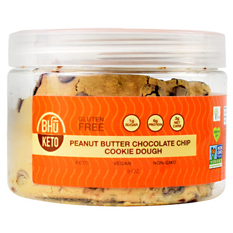 Bhu Cookie Dough, Peanut Butter Chocolate Chip Cookie Dough, 10 servings