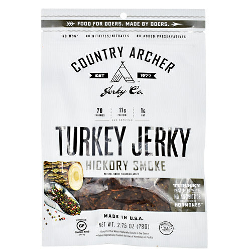 Turkey Jerky, Hickory Smoke, 2.75 oz (78 g)