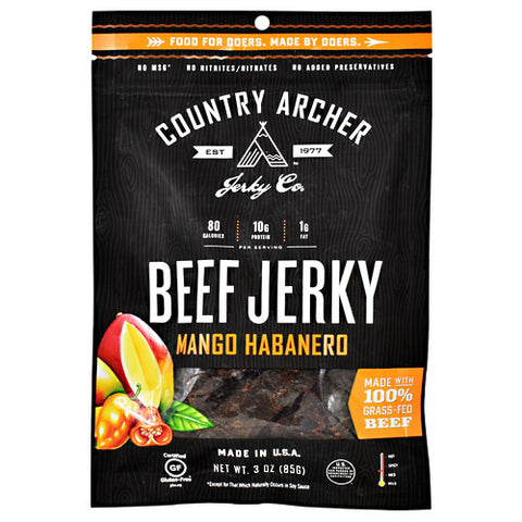 Beef Jerky, Mango Habanero, 3 oz (85 g)