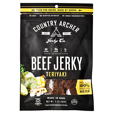 Beef Jerky, Teriyaki, 3 oz (85 g)