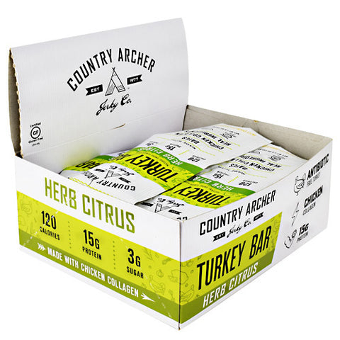 Turkey Bar With Collagen, Herb Citrus, 12 (1.5 oz) Bars