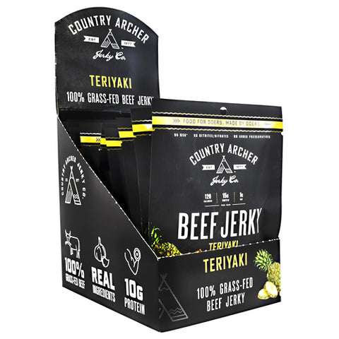 Beef Jerky , Teriyaki, 12 - 1.5 oz (42 g) Bags