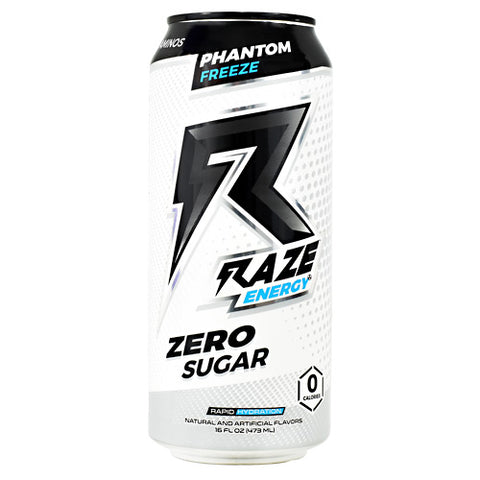 Raze Energy, Phantom Freeze, 12 - 16 FL OZ Cans