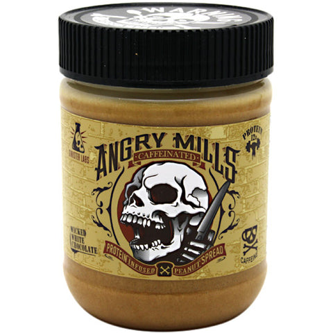 Angry Mills Peanut Spread, Wicked White Chocolate, 12 oz (340 g)