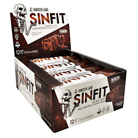 Sinfit Bar, Chocolate Crunch, 12 - 2.93 oz (83g) per bar