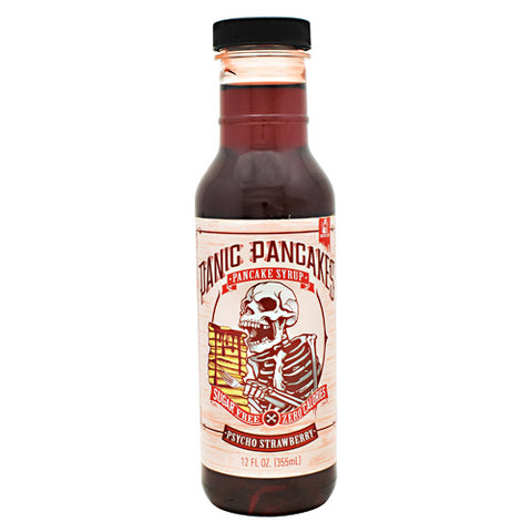 Pancake Syrup, Psycho Strawberry, 12 Fl Oz.