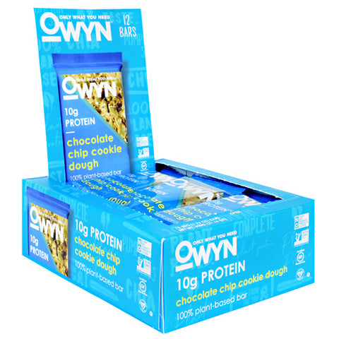 Owyn Bar, Chocolate Chip Cookie Dough, 12 - 50 G Bars