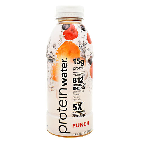 Protein Water, Punch, 16 - 16.9 fl oz. Bottles