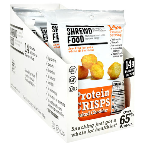 Protein Crisp, Baked Cheddar, 16 (.74 oz) Bags