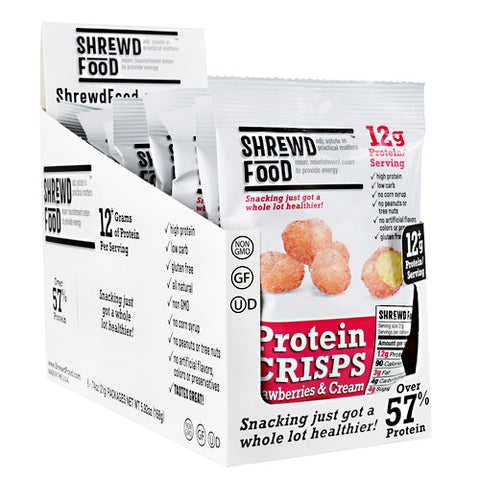 Protein Crisp, Strawberries & Cream, 16 (.74 oz) Bags